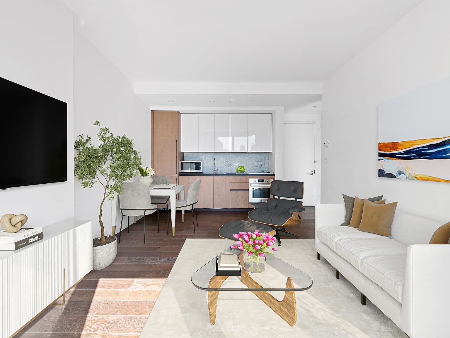 Yorkville One-Bedroom Condo with Balcony, Rooftop Deck, and Designer Finishes